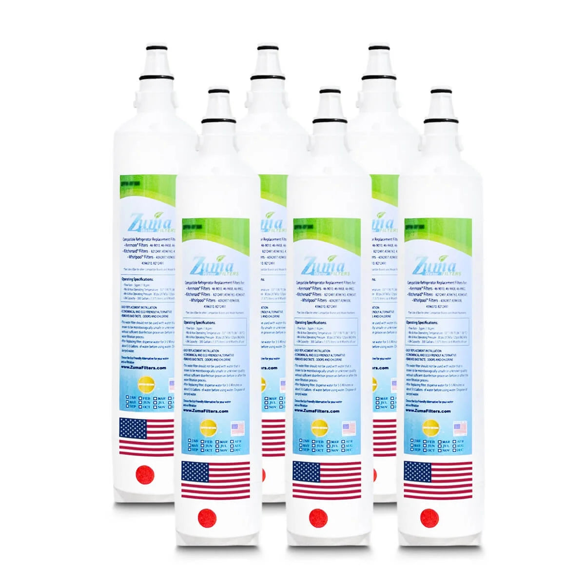 6 Pack Water Filters V4902