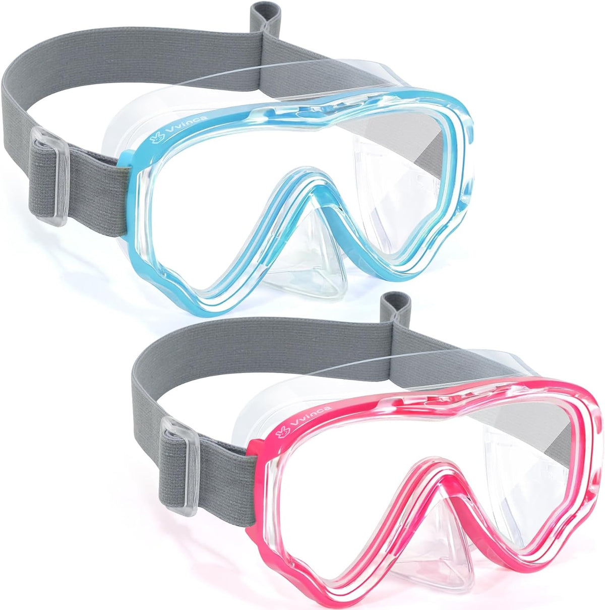 Children's Swimming Goggles with Nose Mask N627228