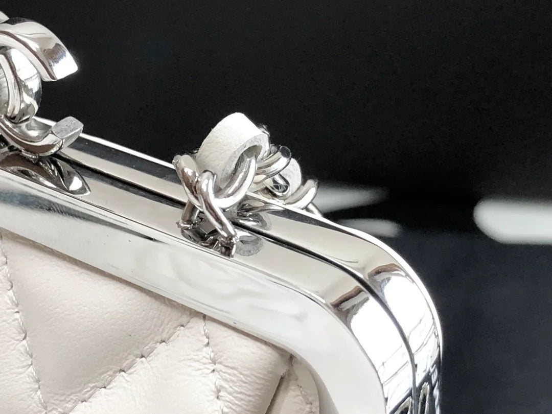 White Clutch Bag D623