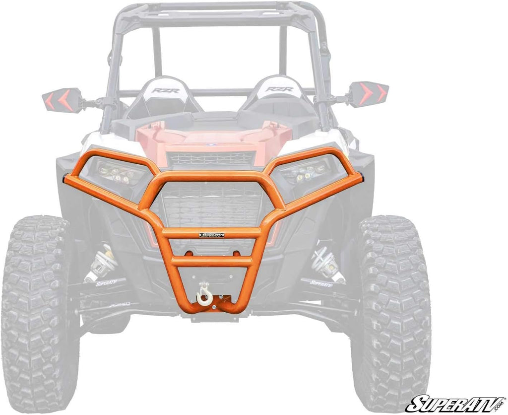 Front Bumper for Polaris RZR S 1000 Orange Heavy Duty Steel Tubing P344386