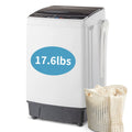 17.6 Lbs Capacity Top Load Portable Washing Machine with LED Display U582561