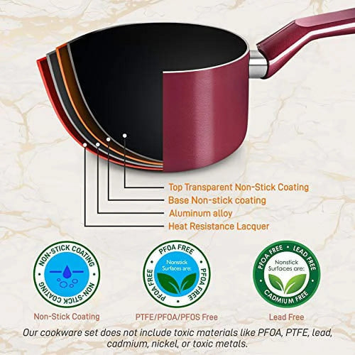 13 Piece Non-Stick Cookware Set Q7599