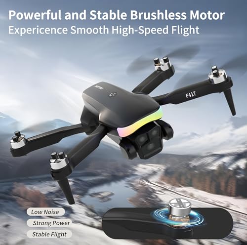 Black 1080P Camera Mini RC Quadcopter Drone with Carry Case P874302