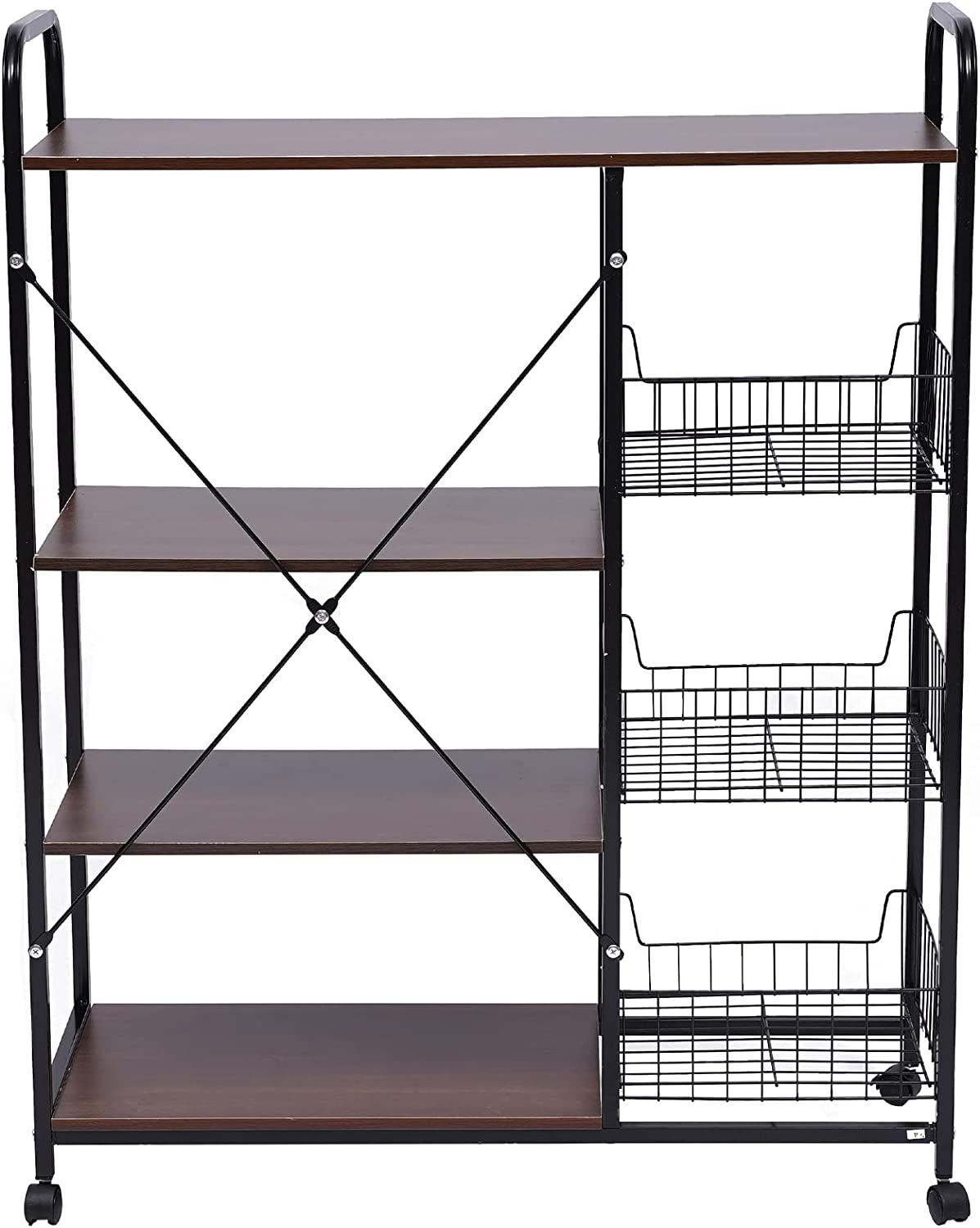 Industrial Microwave Oven Stand with Storage Shelf M1468