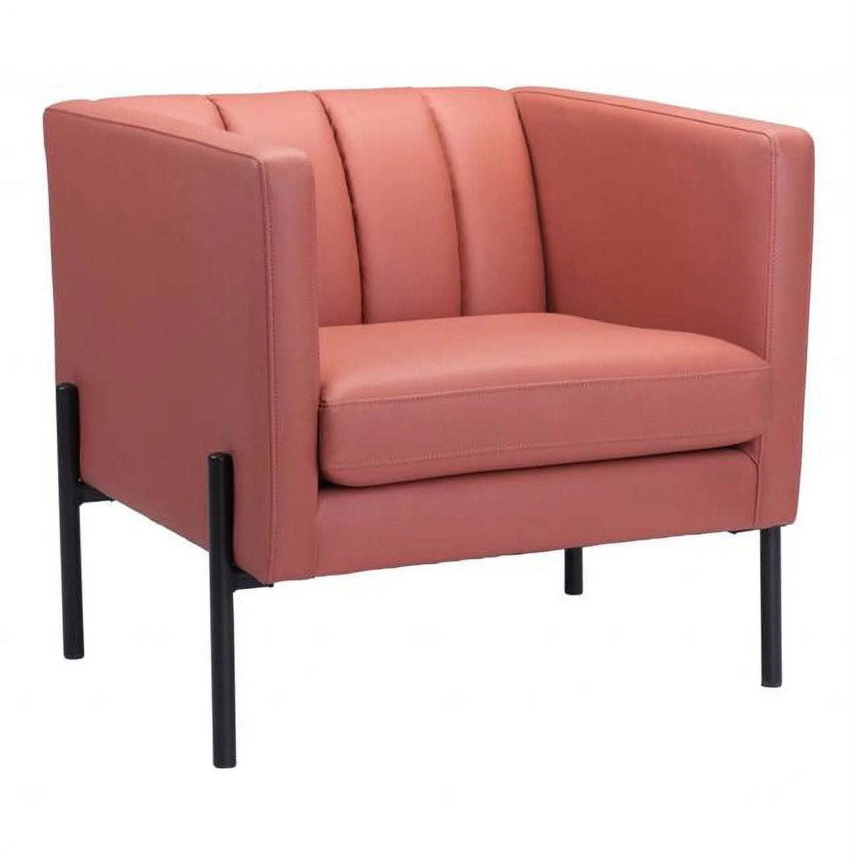Faux Leather Accent Chair Y70493