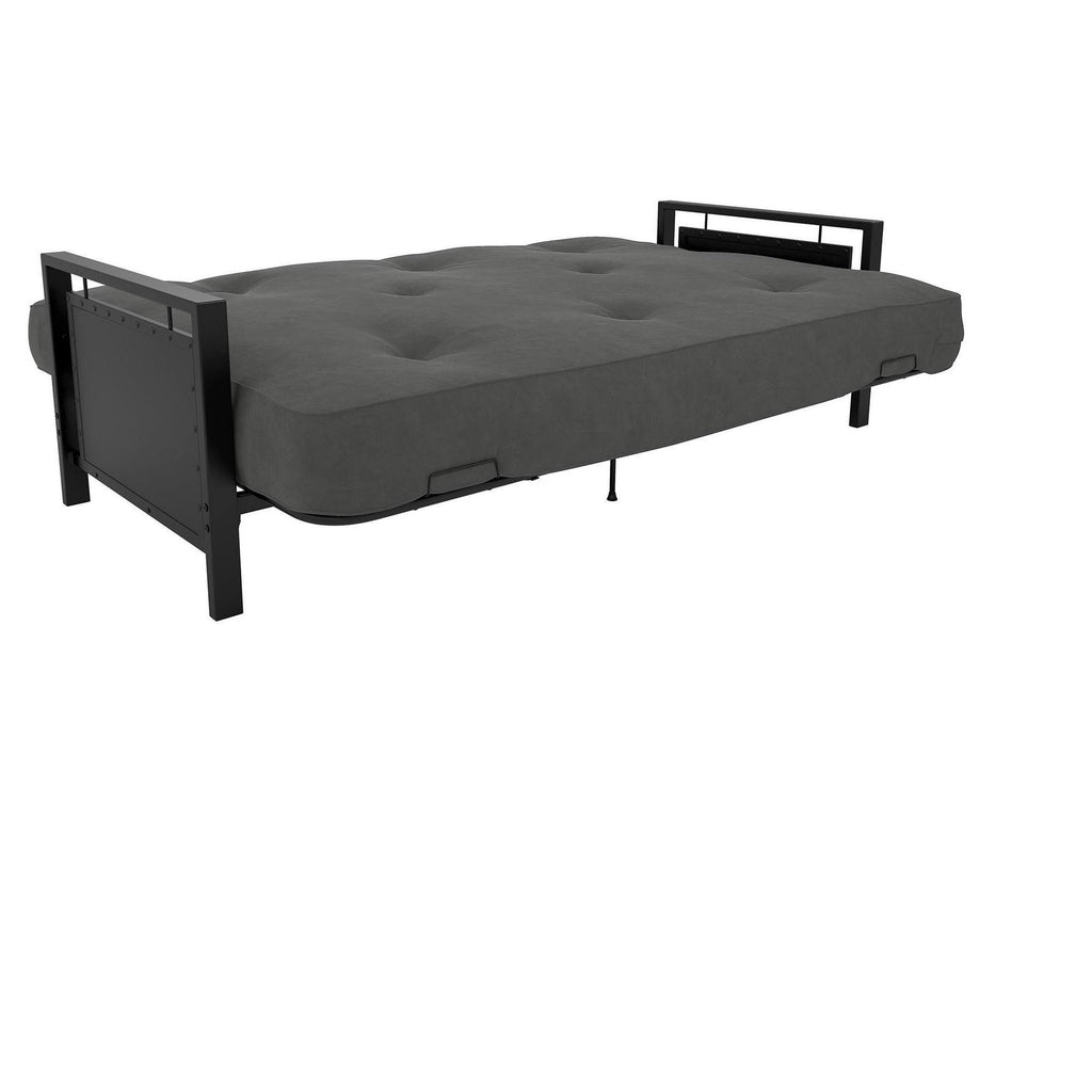 Black Metal Futon Frame T591