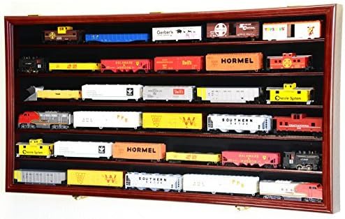 HO Scale Model Train Display Case Cabinet Wall Rack with Lockable W282336