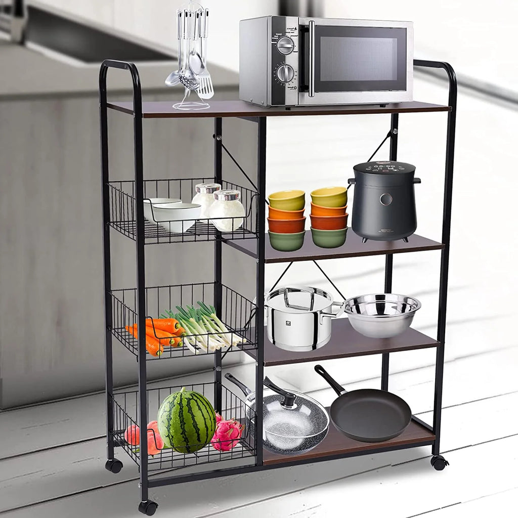 Industrial Microwave Oven Stand with Storage Shelf M1468