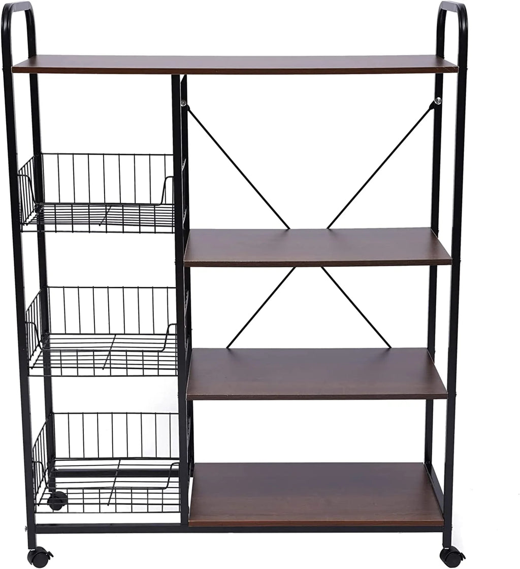 Industrial Microwave Oven Stand with Storage Shelf M1468