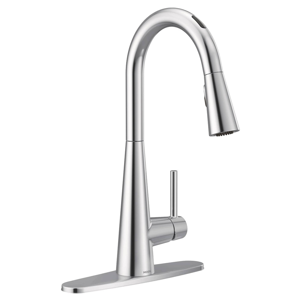 Chrome One-Handle Pulldown Kitchen Faucet D66137