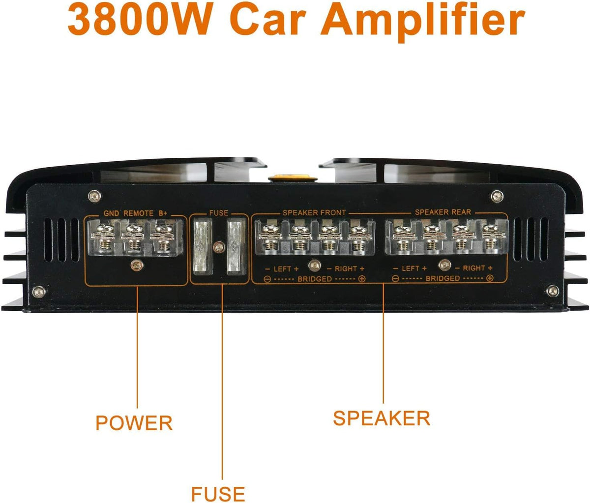 12V 4 Channel Car Audio Amplifier P518036