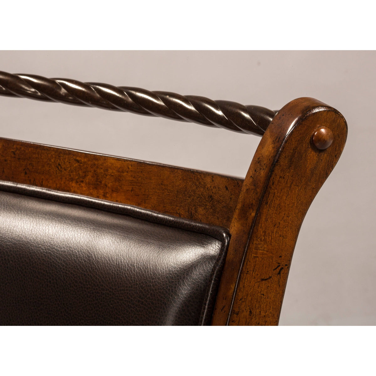Swivel Counter Stool, Medium Brown Cherry K316281