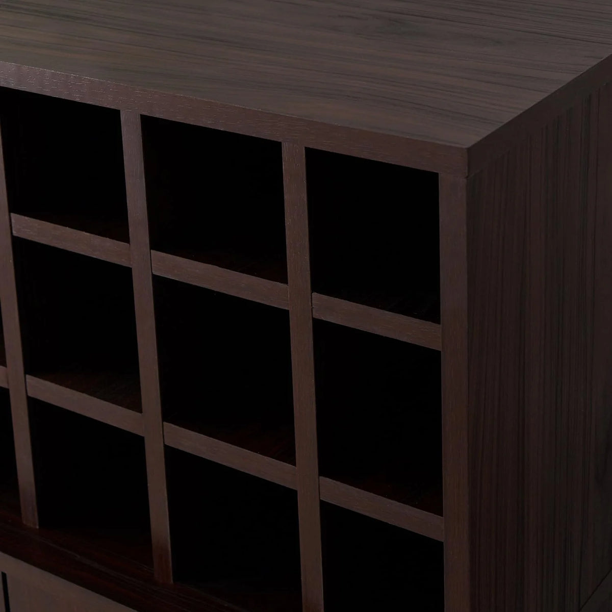 Faux Wood Wine Cabinet O413