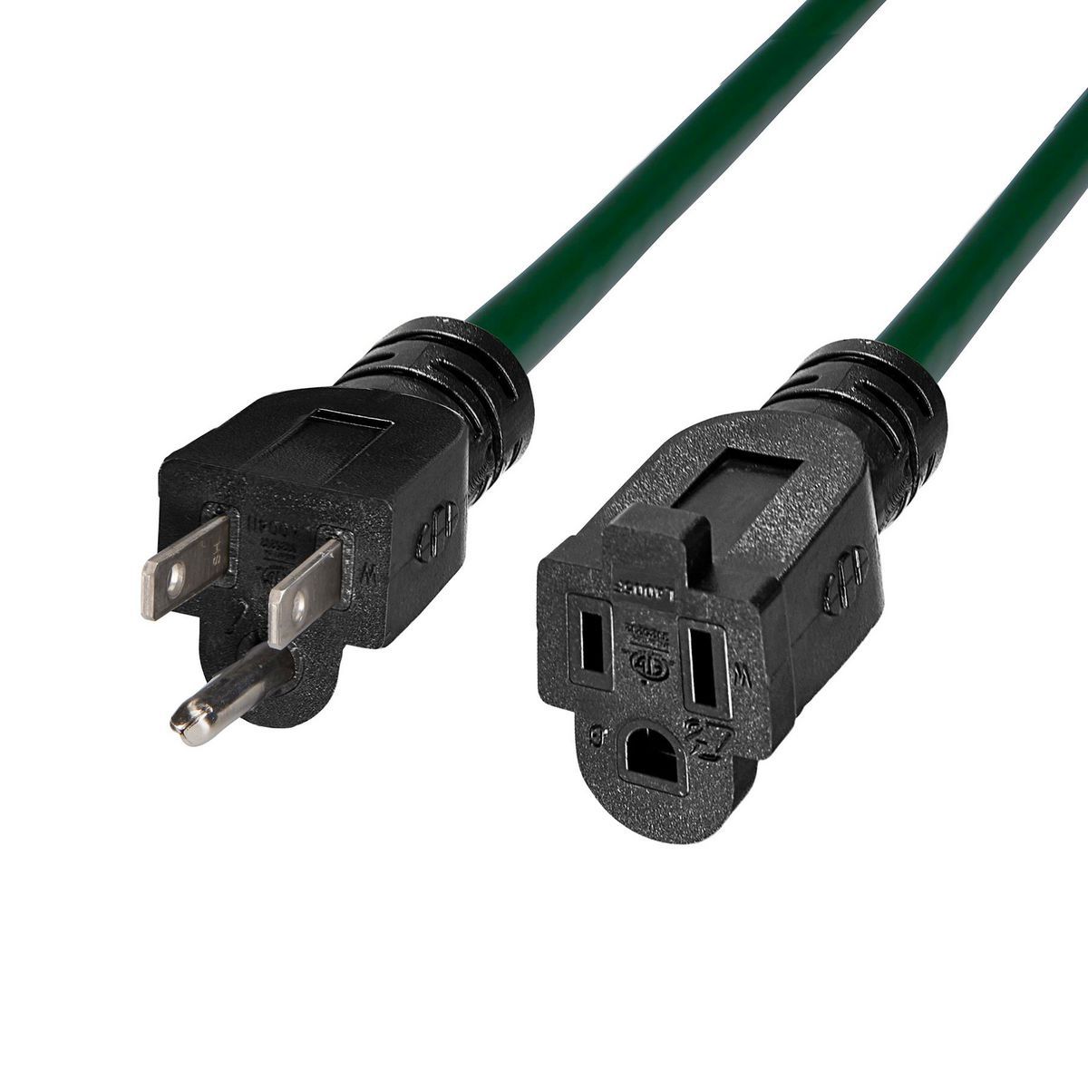 Green 25 ft. 14/3 Gauge Outdoor Extension Cord P1755