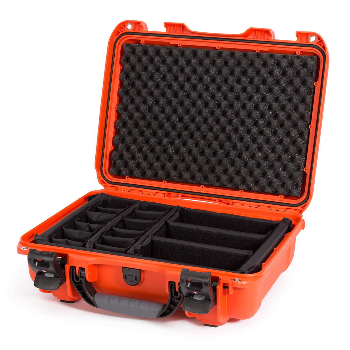 Orange Waterproof Hard Case with Padded Dividers T527301