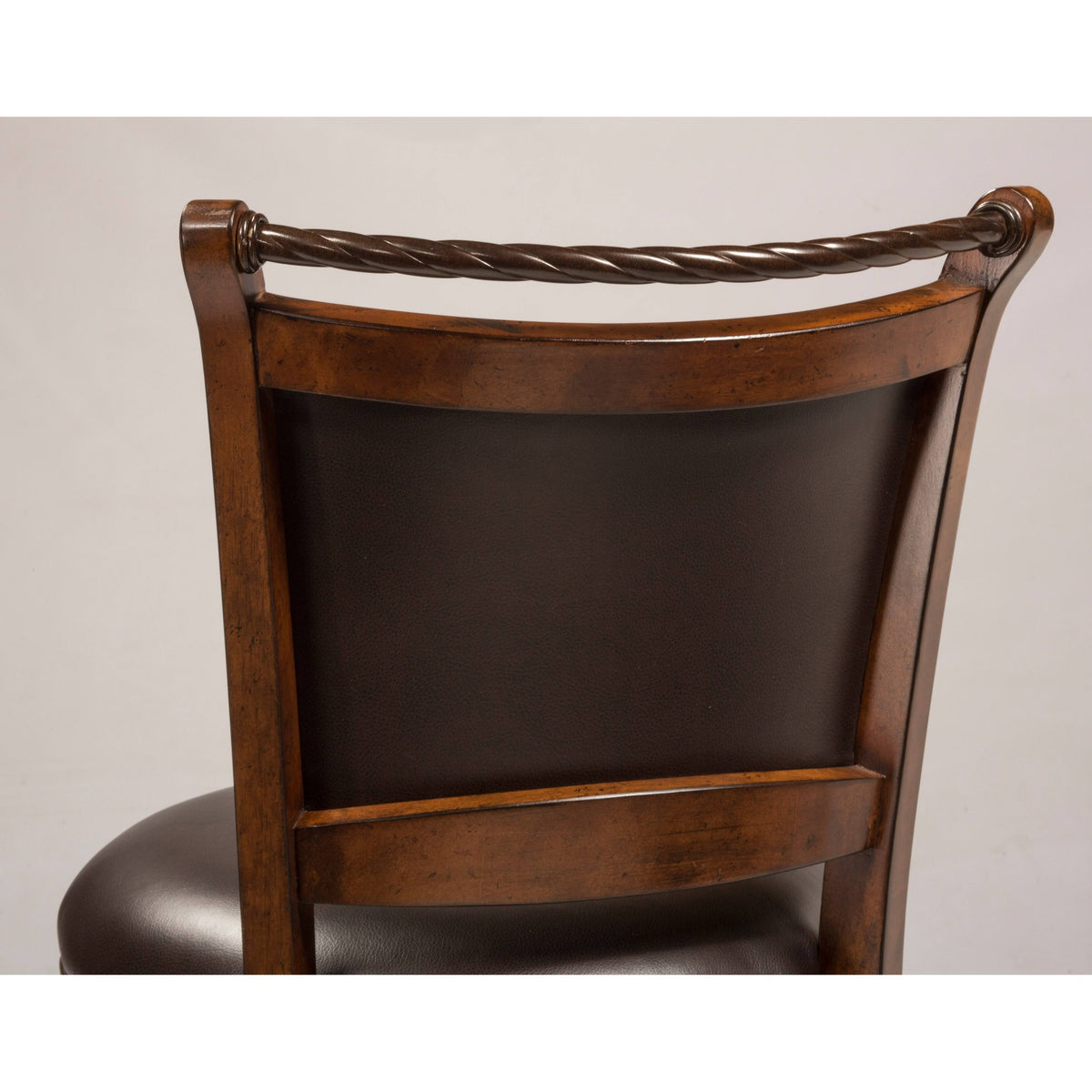 Swivel Counter Stool, Medium Brown Cherry K316281
