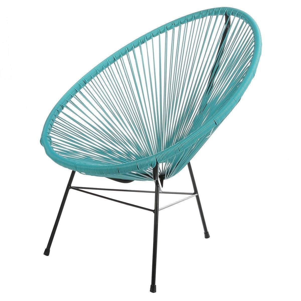 Black Acapulco Lounge Chair Set of 2 H8658