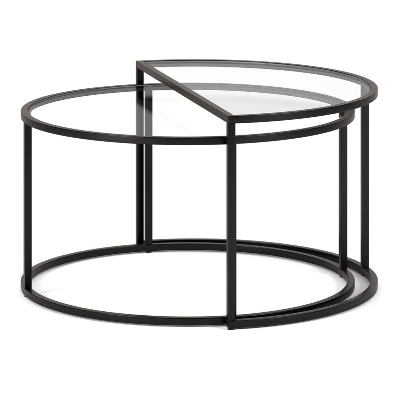 Blackened Bronze Nested Coffee Table Set I97974