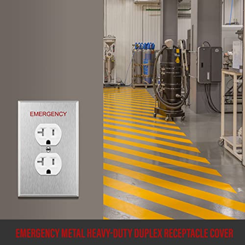Stainless Steel 1-Gang Wall Plate L8625