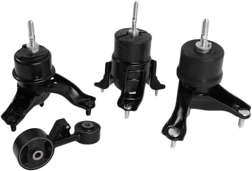 4 PCS Engine Motor Trans Mount Kit Compatible with 02-06 Camry 2.4L T680963