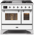 White Dual Fuel Natural Gas Range K12740