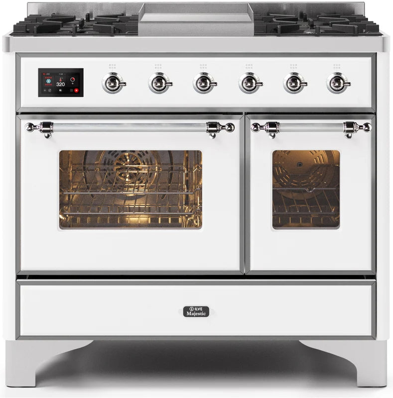 White Dual Fuel Natural Gas Range K12740
