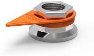 Orange 33mm Wheel Nut Indicator, QTY 72 N698