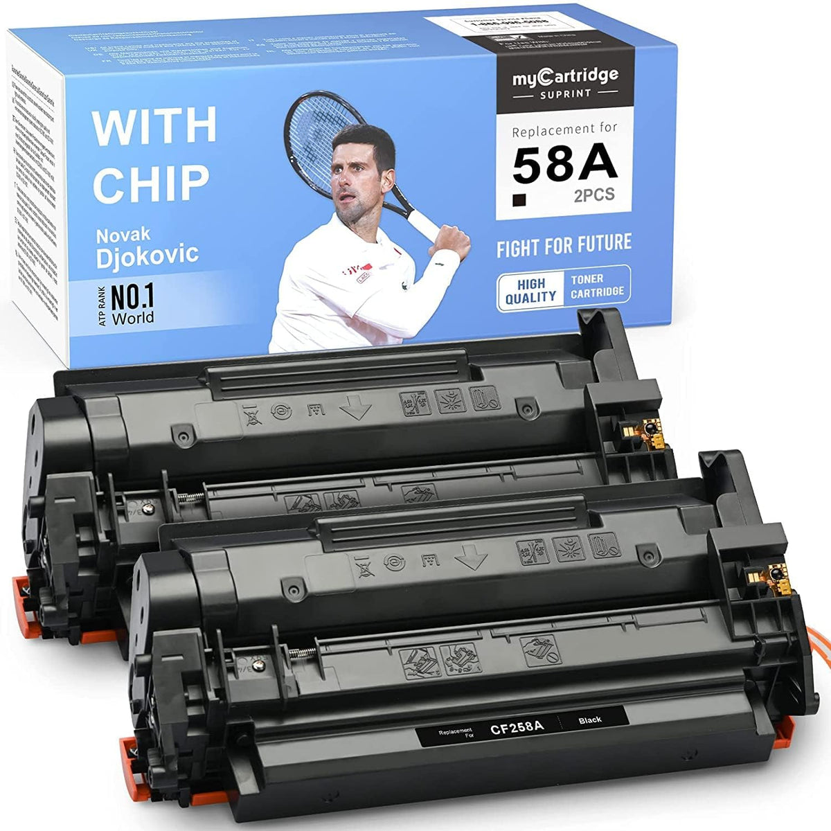 Black 2-Pack Compatible Toner Cartridge M18990