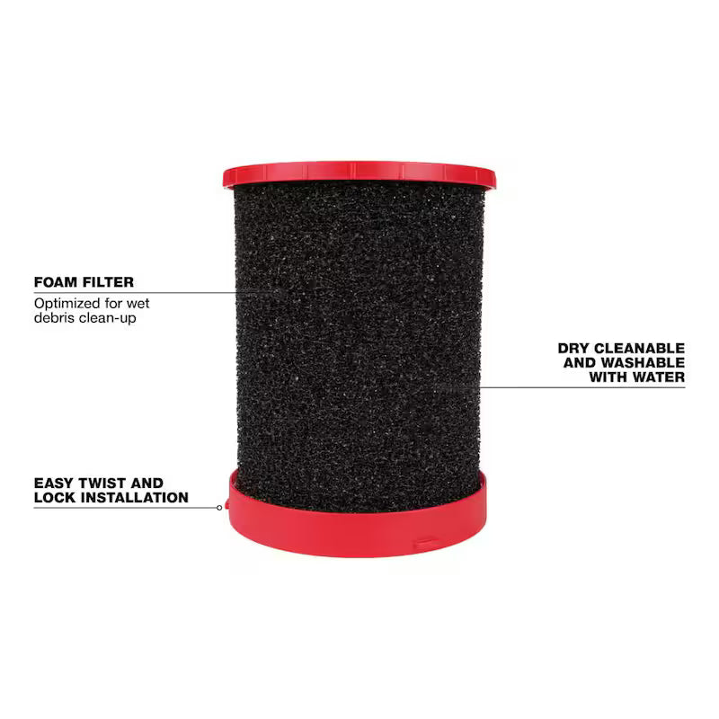 12 Gal. Cordless Wet/Dry Shop Vac Kit with Filter U149737