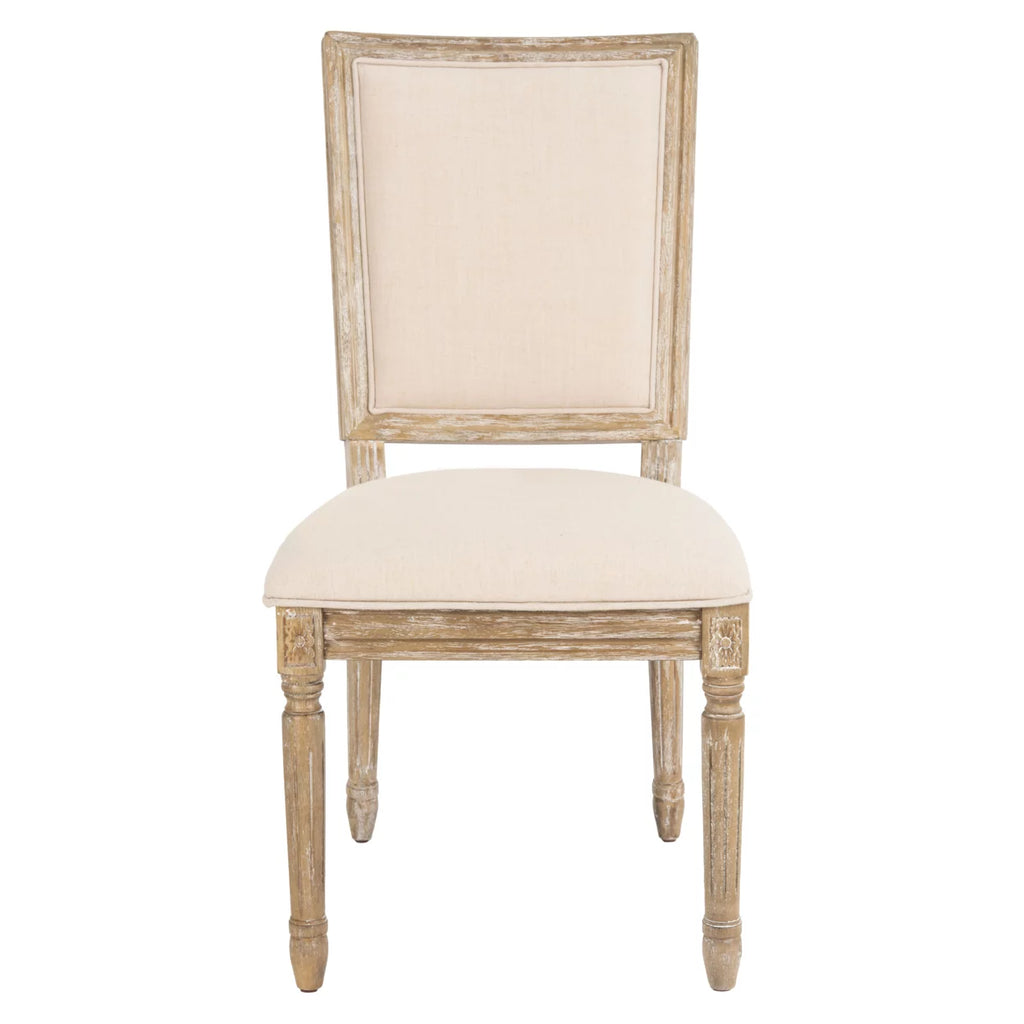 Beige Rustic Oak Side Chair V346