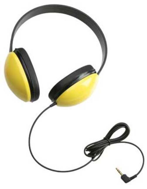 Yellow 12-Pack Stereo Headphone H8372