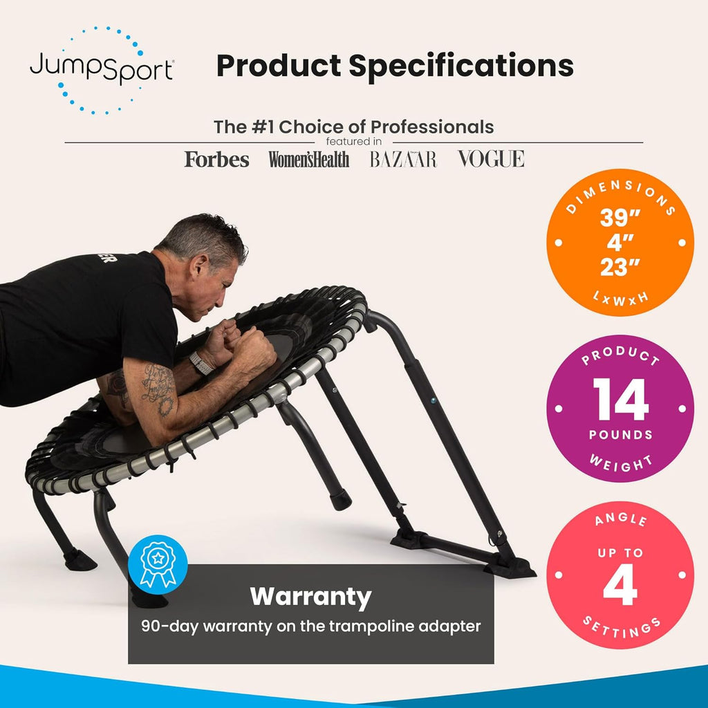 39" Plyometric Rebounder Trampoline with Toning Ball L703