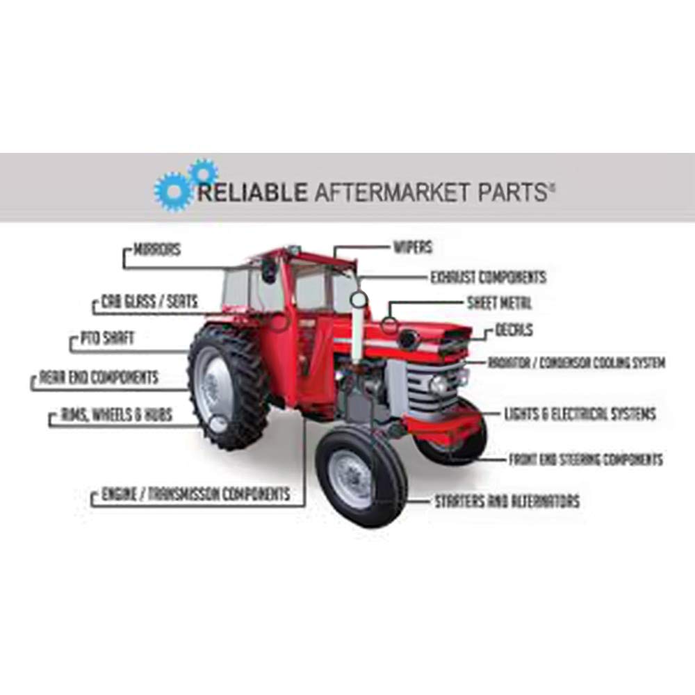 Blue Tractor Seat with Dual Drain Holes L9646