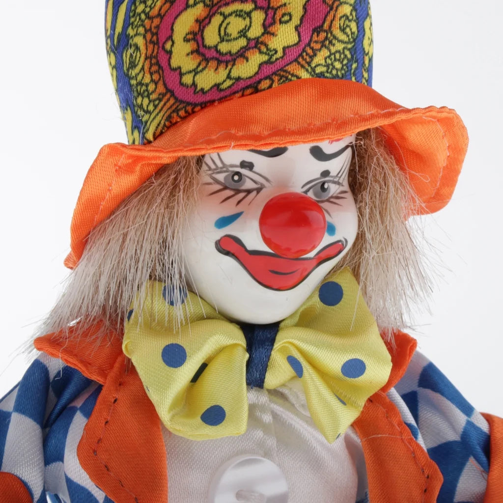 Porcelain Harlequin Doll Collectible M168397