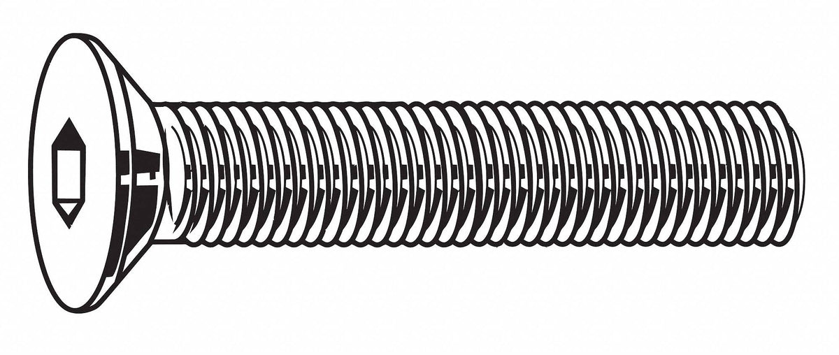 Flat Steel Screw #4-40X1/2 E651