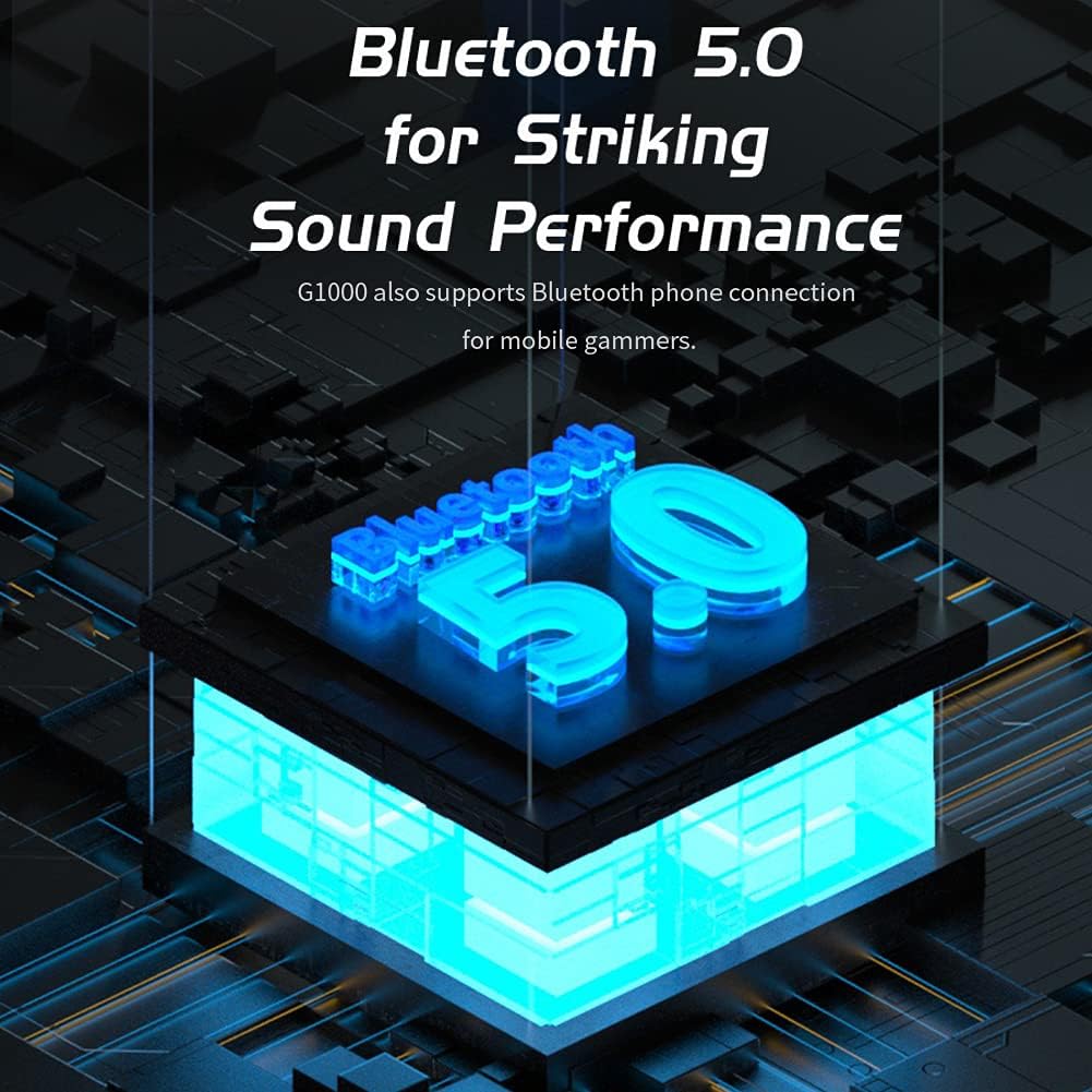 USB Bluetooth Computer Speakers, RGB Lights, Black, Pack of 2 O84834