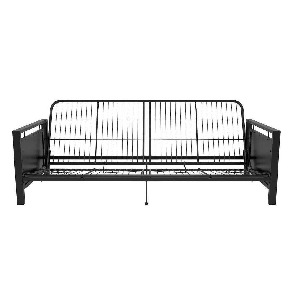Black Metal Futon Frame T591