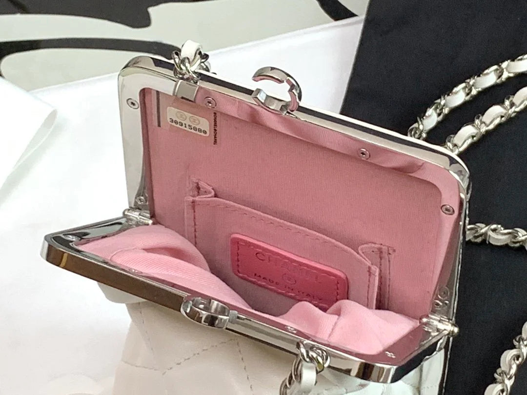 White Clutch Bag D623