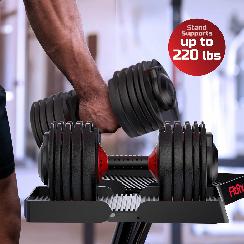 Adjustable Dumbbell 5-52.5 lbs Black J449635