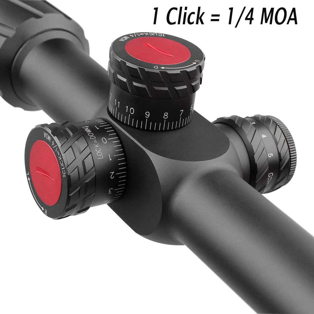 5-25x50 FFP Scope with Red/Green Illuminated Reticle M650