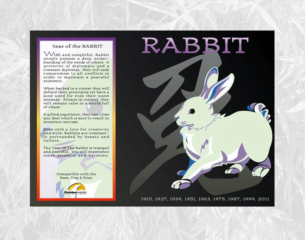 Chinese Zodiac Year of the Rabbit 6 Piece Gift Set N94195