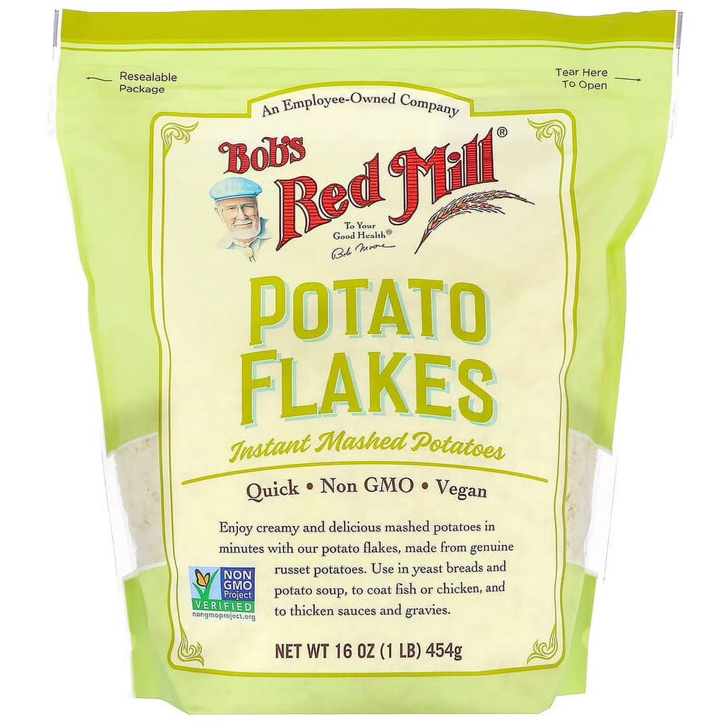 Instant Mashed Potatoes, 16 oz Pack of 4 K609