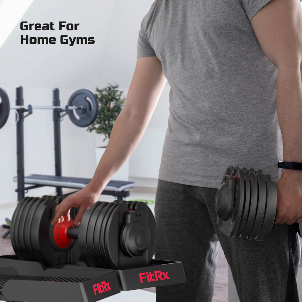 Adjustable Dumbbell 5-52.5 lbs Black J449635
