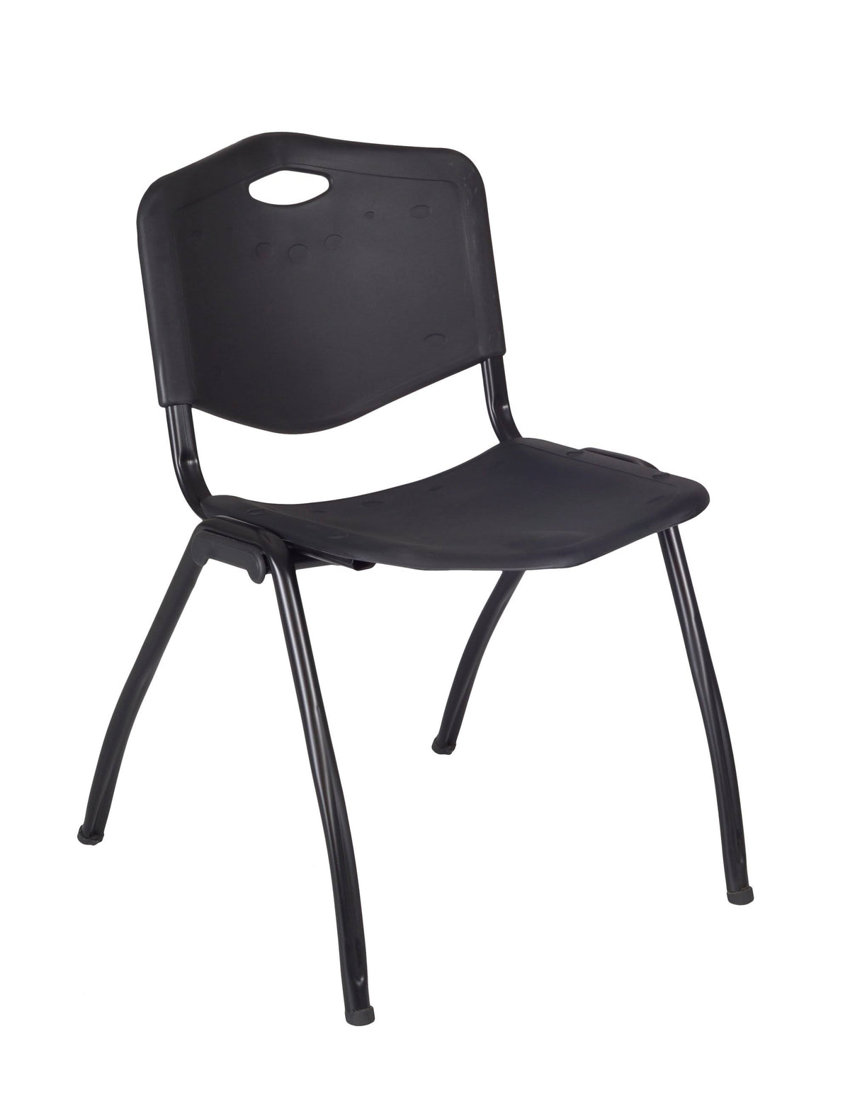 Mahogany Training Table and 2 Stack Chairs E96729