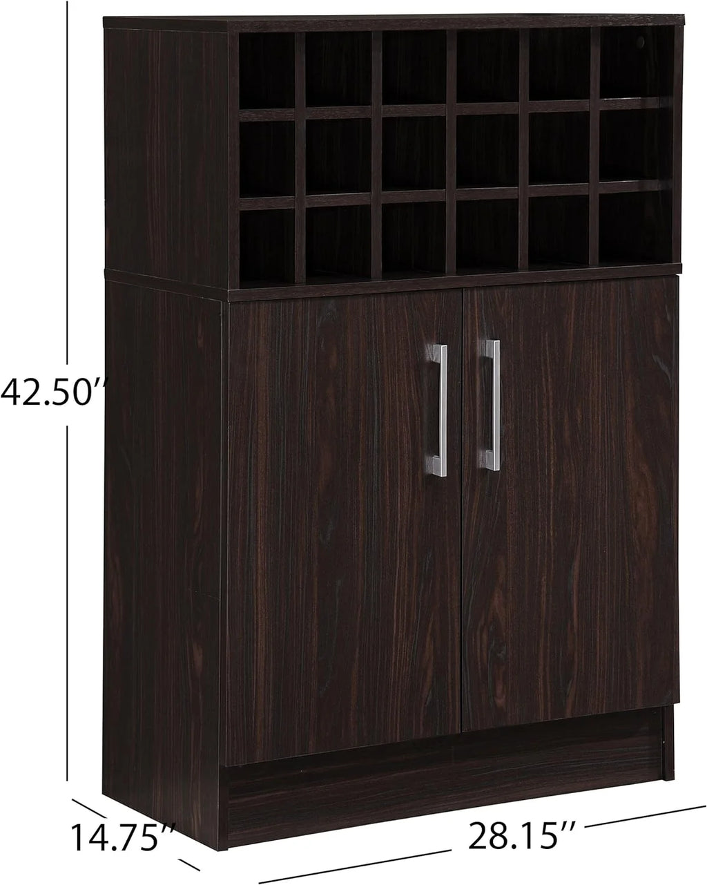Faux Wood Wine Cabinet O413
