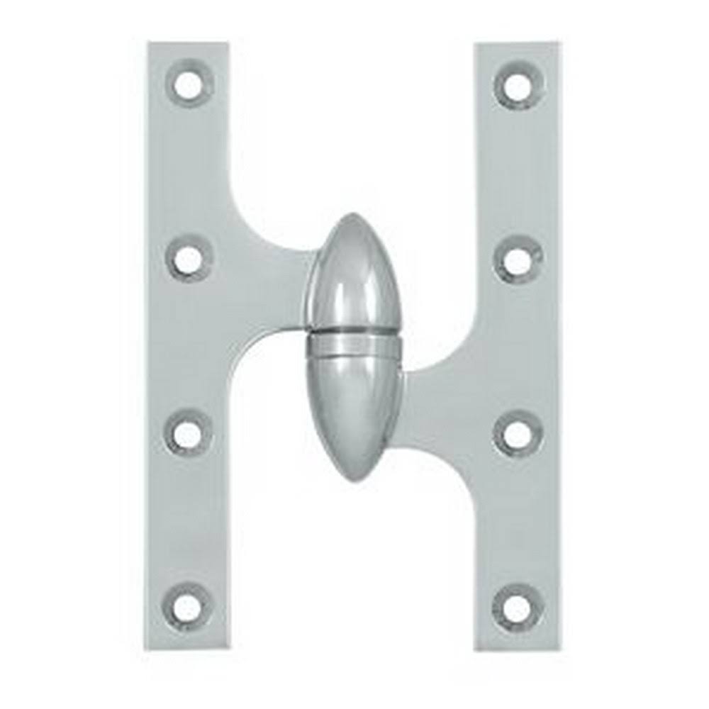 6x22 x 4x22 Hinge, Polished Chrome O113109