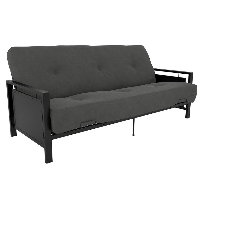 Black Metal Futon Frame T591