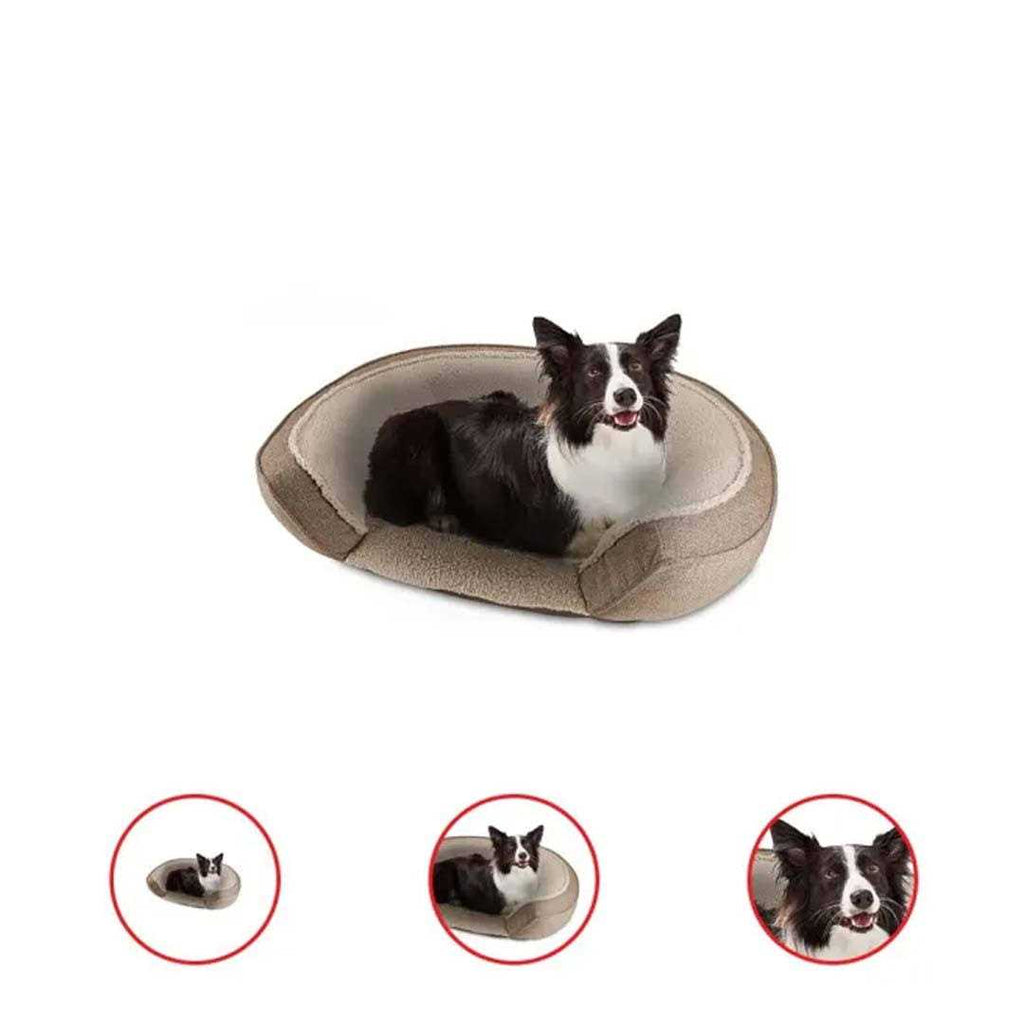 Step In Oval Round Cuddler Pet Dog Bed I82907