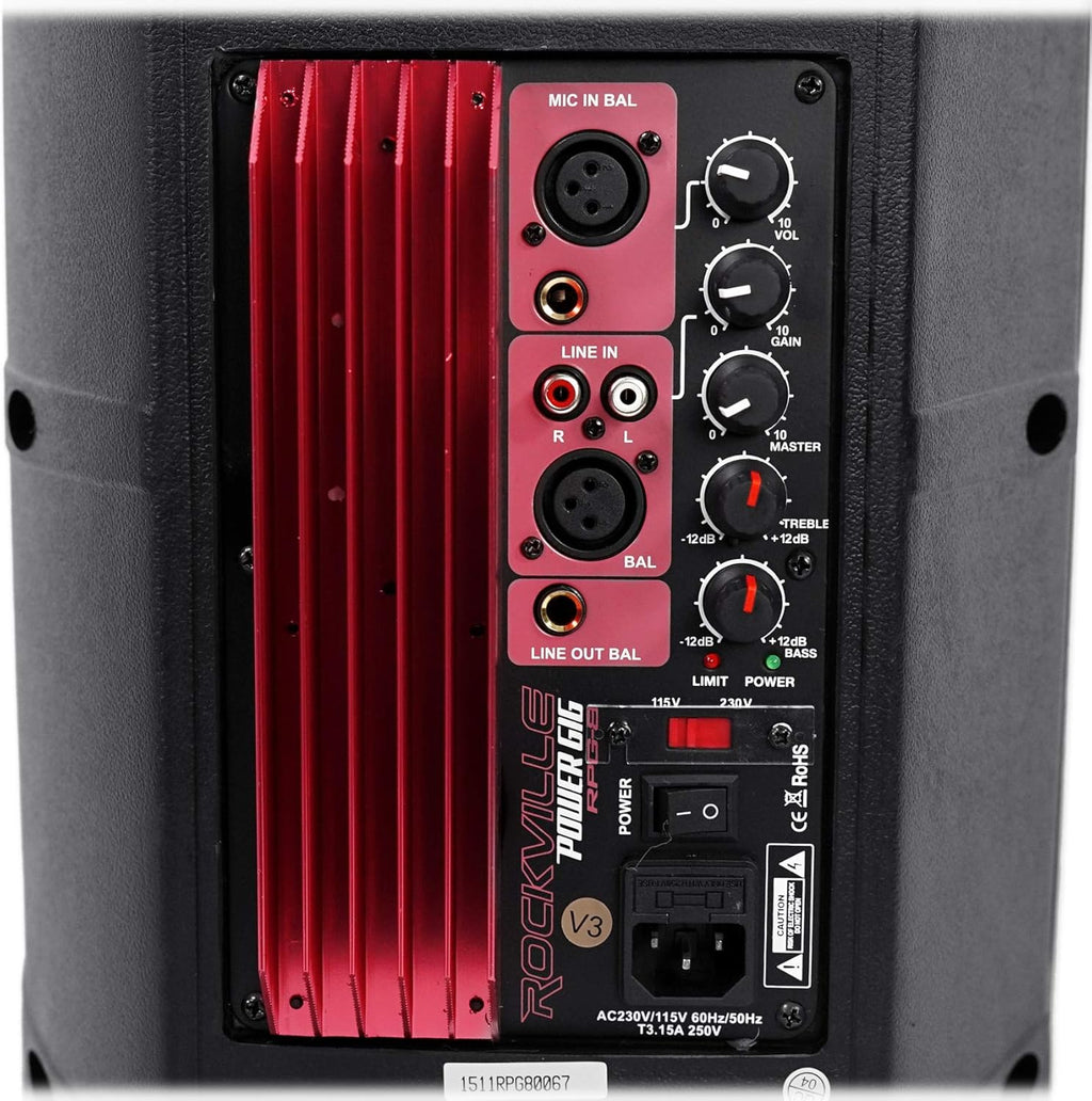 8 Powered PA Speakers and 15 Subwoofer Q33090
