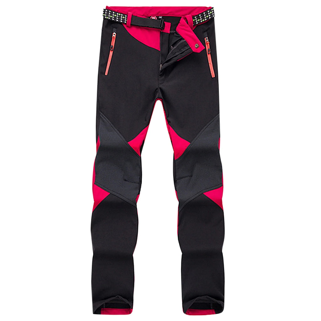Red Waterproof Windproof Winter Ski Pants M7011